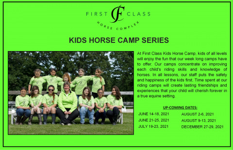 Visit First Class Horse Complex Kids Horse Camp