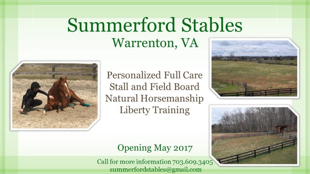 Summerford Stables - Horse Boarding Farm in Warrenton 