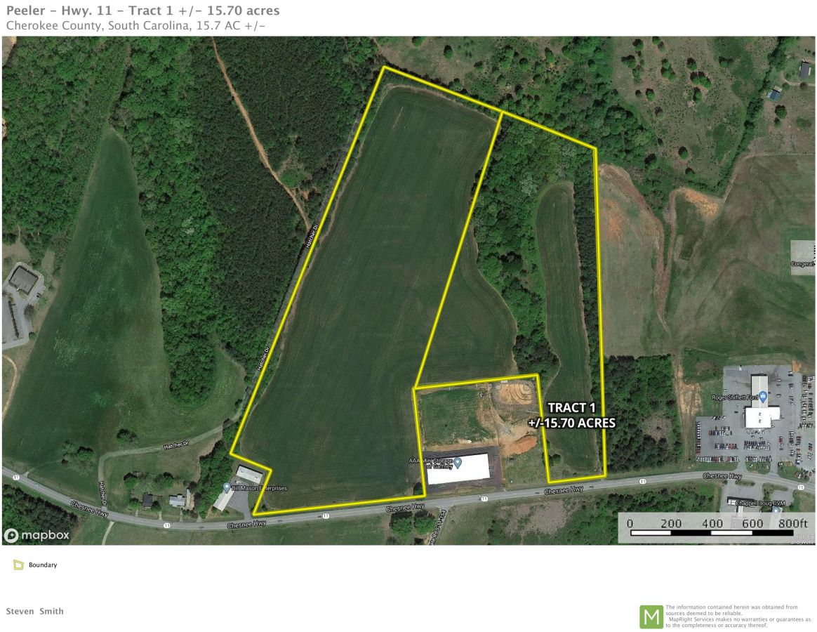 +/-15.70 acres- great development opportunity just off