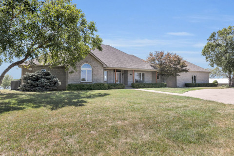 Visit 83 Ac Estate in Louisburg, KS. Barns, Lake and 4bd 3.5 Bth Ranch