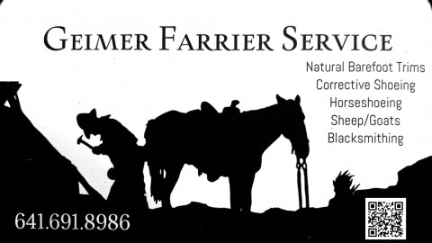 Visit Geimer farrier service